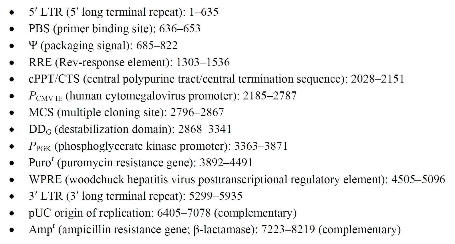 pLVX-PTuner2-C 载体特征