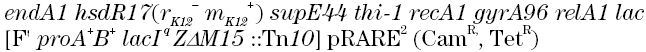 RosettaBlue感受态细胞基因型