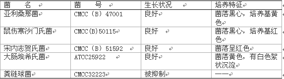 XLD培养基平板检测结果